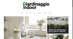 Desktop Screenshot of giardinaggioindoor.it